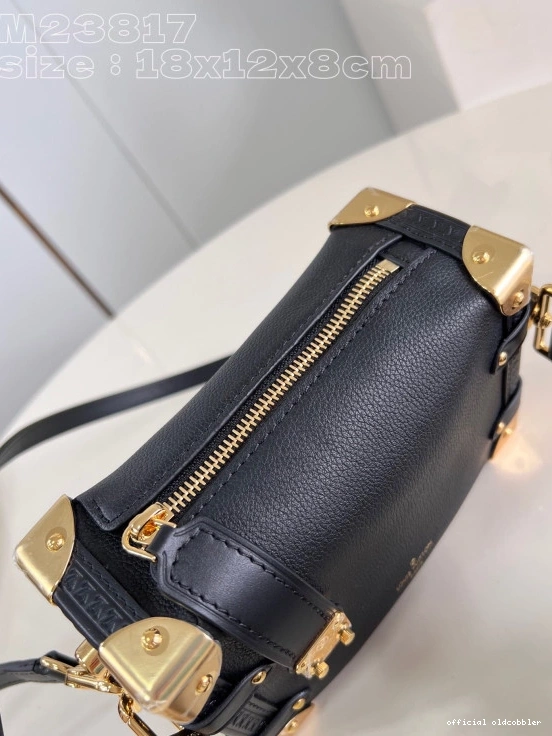 Official oldcobbler Side Trunk VUITTON LOUIS PM-18*12.5*8CM 0809